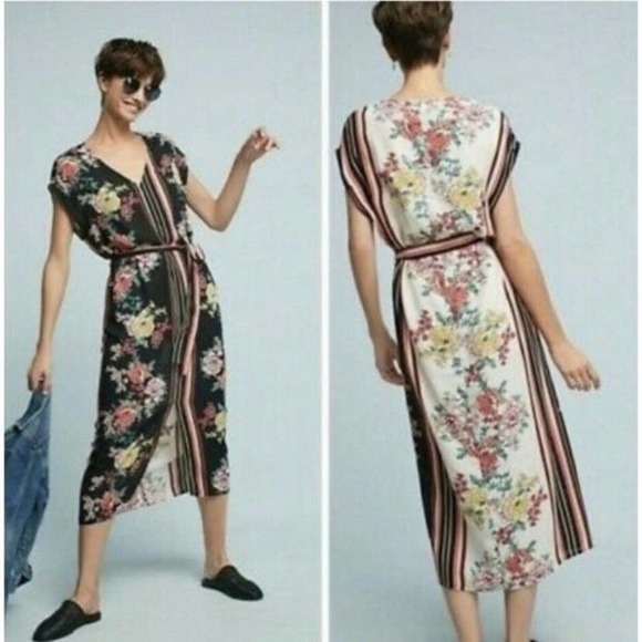 Anthropologie Dresses & Skirts - Anthropologie dRA Sanne Floral Midi Dress Size XS